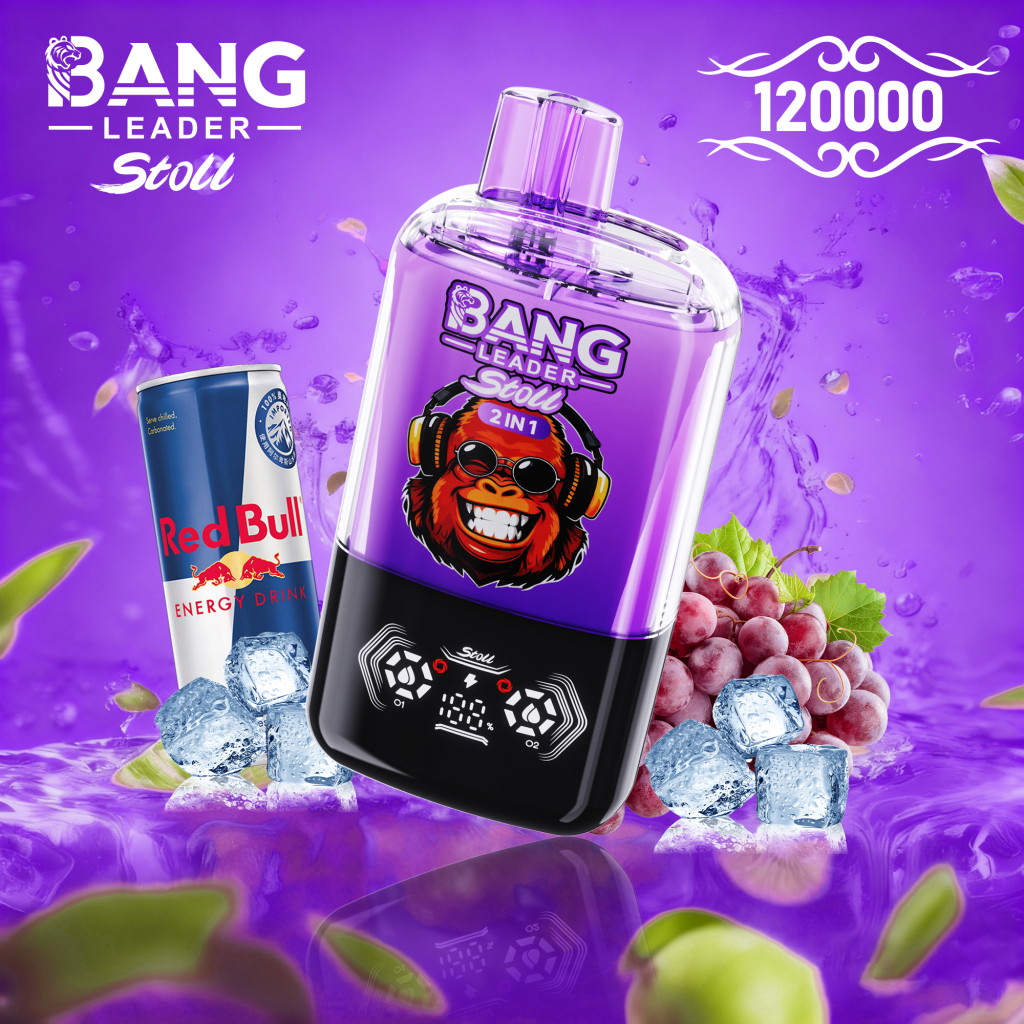Bang Leader Stoll 120K Puffs 2-in-1 Prefilled Vape | Dual Flavor, Rechargeable